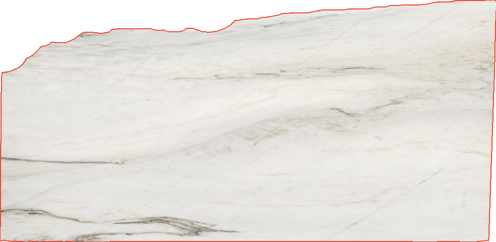 Demo Marble Slabs for Bathroom Vanities Soft Veining