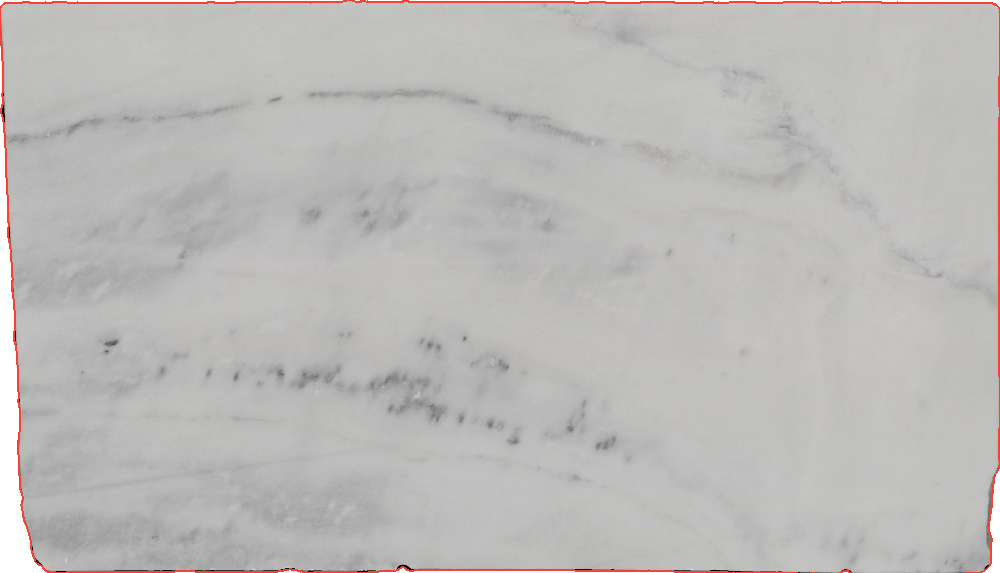 Customized Bianco Nuvolato Marble Slabs - The Walk - 1448BL