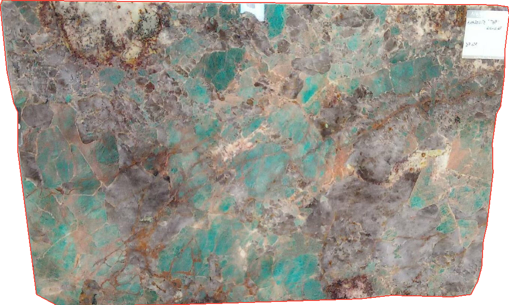 Granite Slabs for Wall Cladding Blue - Amazonite  Top