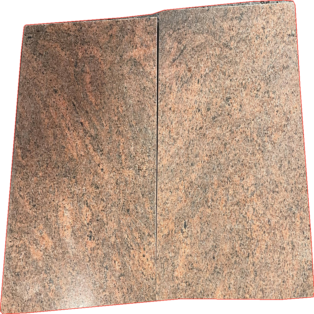 Granite Slabs for Construction Red - Multicolor Rosso