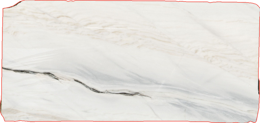 Customized !ndividual Marble Slabs Soft Veining White, Grey